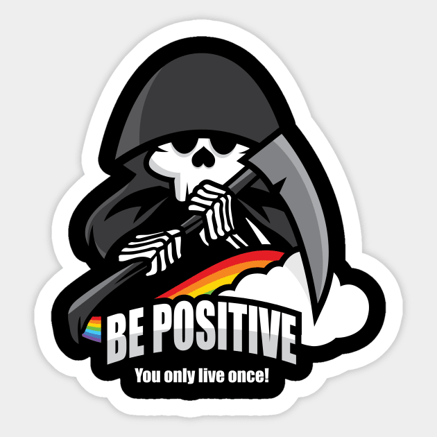 Be Positive Sticker by jrberger